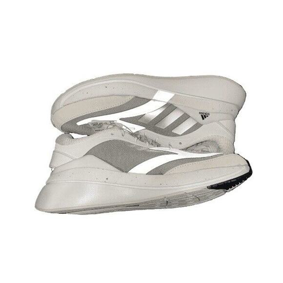 adidas Brevard White Silver Metallic Women Running Shoes HR0277 Size 6 - Picture 1 of 9